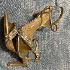 Gold heels